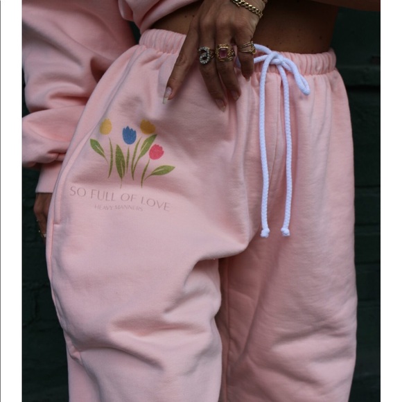 Heavy Manners Pants - Heavy Manners Full of Love Sweatpant